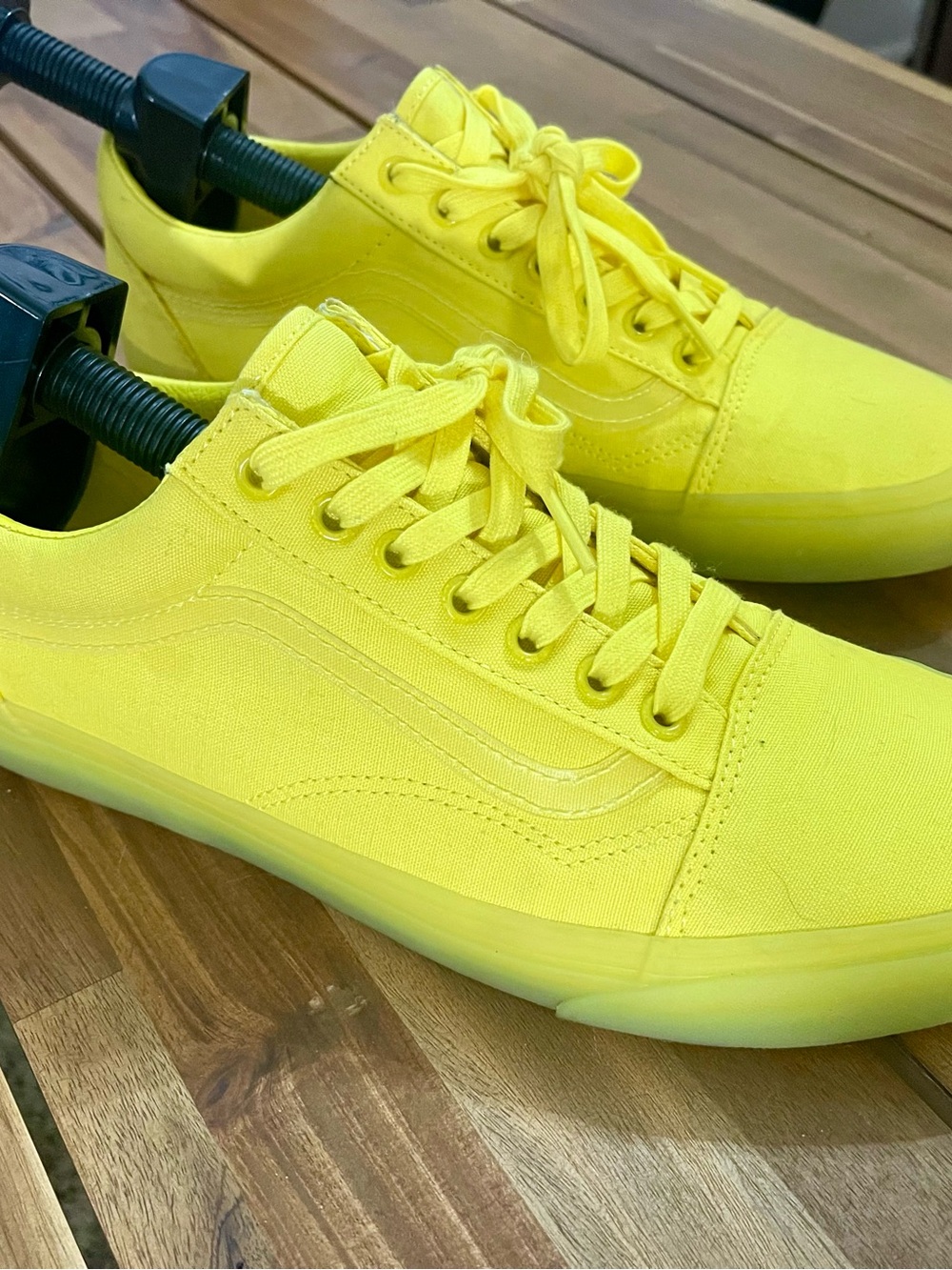 Vans Low-Top Canvas Sneakers in Bright Yellow
